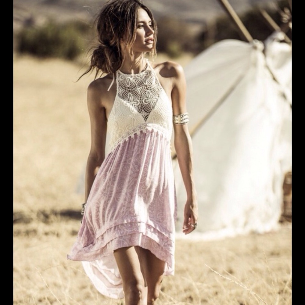 Ana Sui for O'Neill Boho halter dress